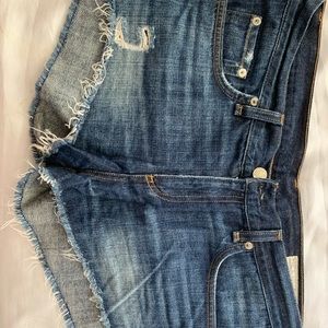 Rag and Bone cut off denim